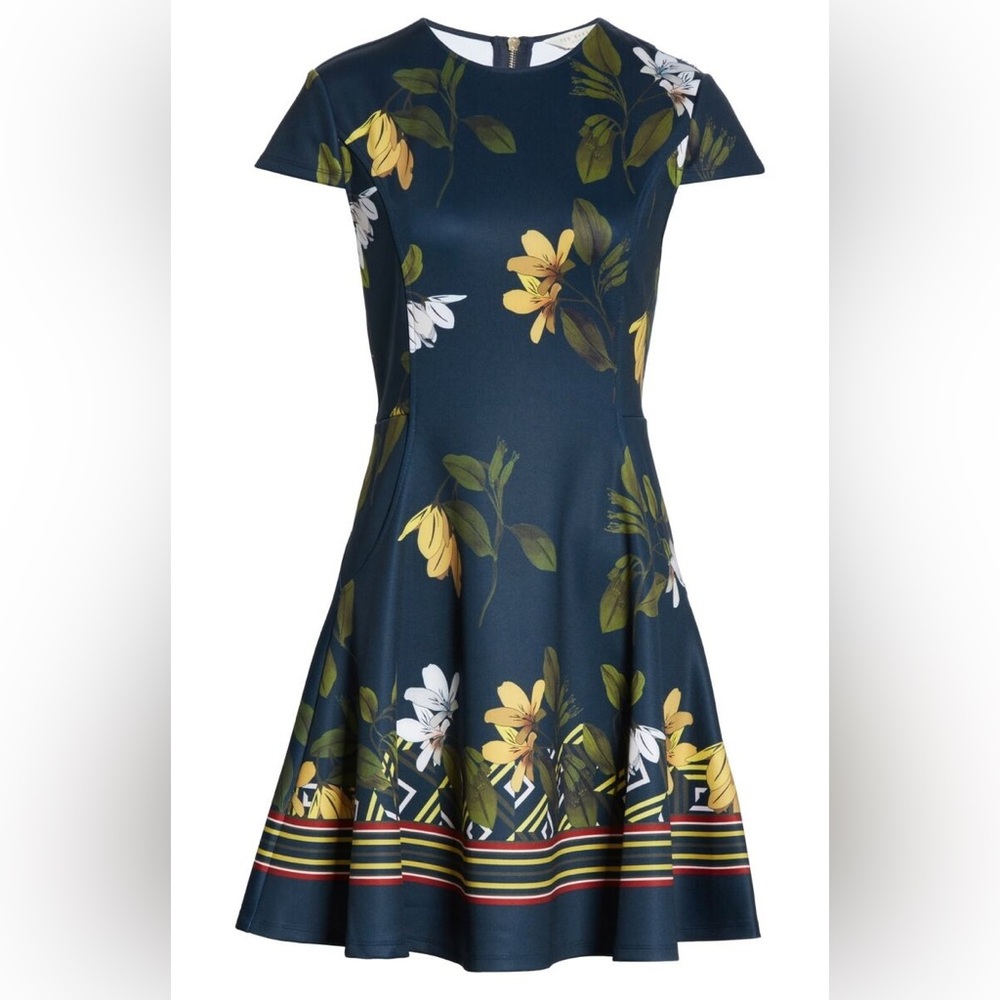 NWOT Ted Baker London Gallagher Savanna Skater Dress